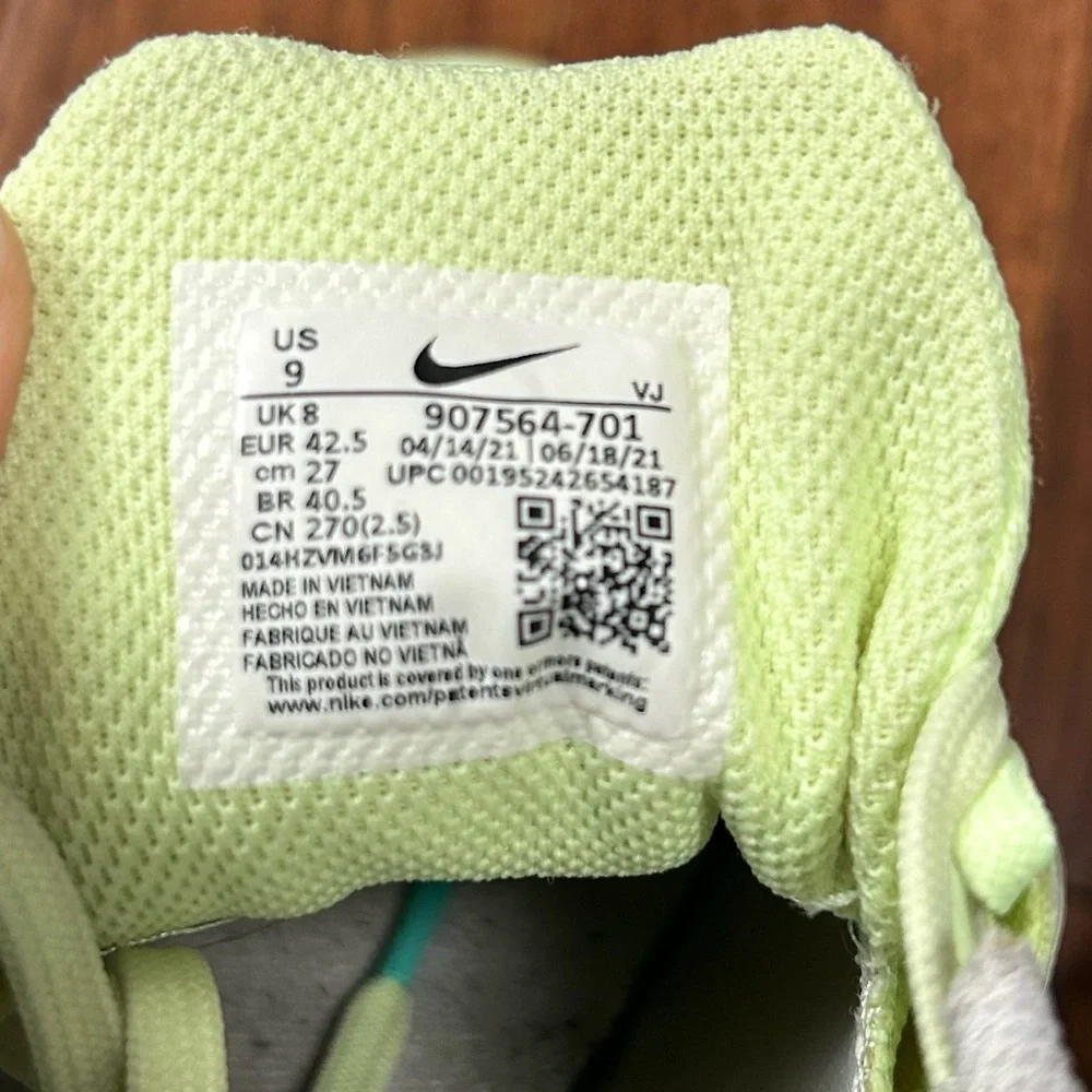 Nike Zoom Rival S 9 track spikes in the Barely Volt and Hyper Orange Size 9 - Picture 8 of 8